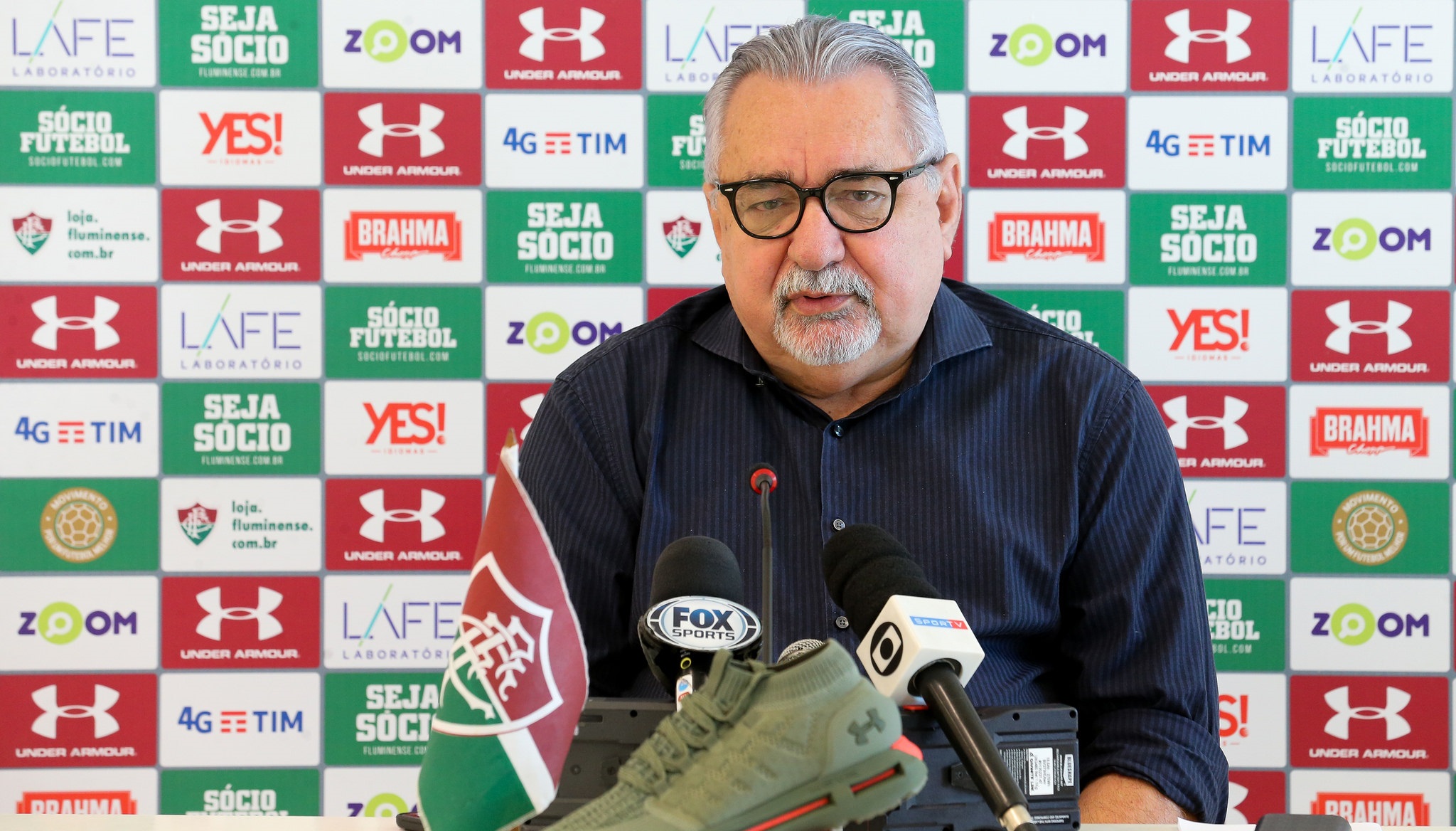 Angioni promete resolver salários atrasados do Flu ‘em curto espaço de tempo’