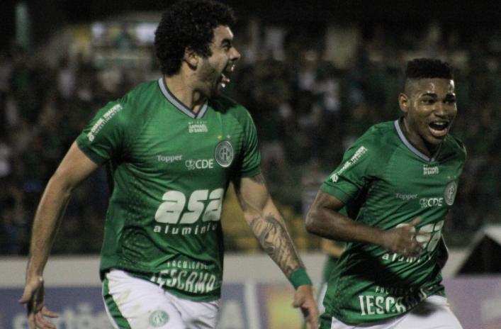 Bruno Mendes marcou o gol que deixou o Guarani na briga pelas primeiras posições. Foto: Letícia Martins - GFC