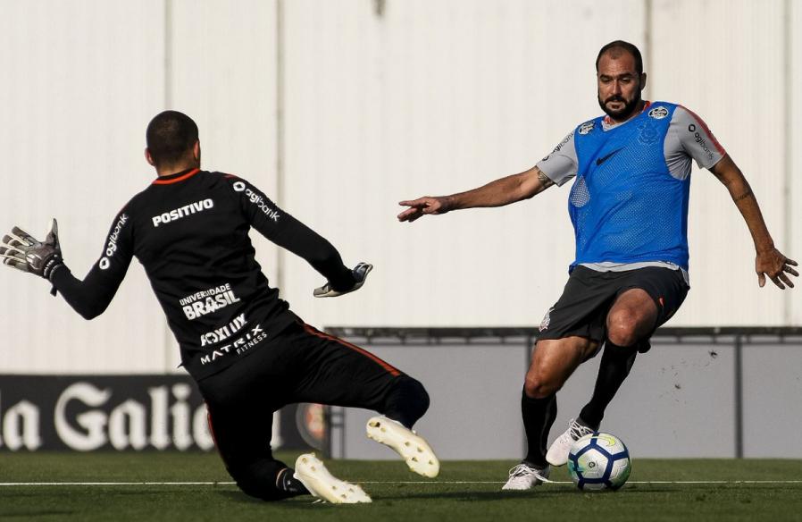 Corinthians iniciou os treinamentos já de olho no Flamengo, pela semifinal da Copa do Brasil (Foto: Rodrigo Gazzanel/ Agência Corinthians)