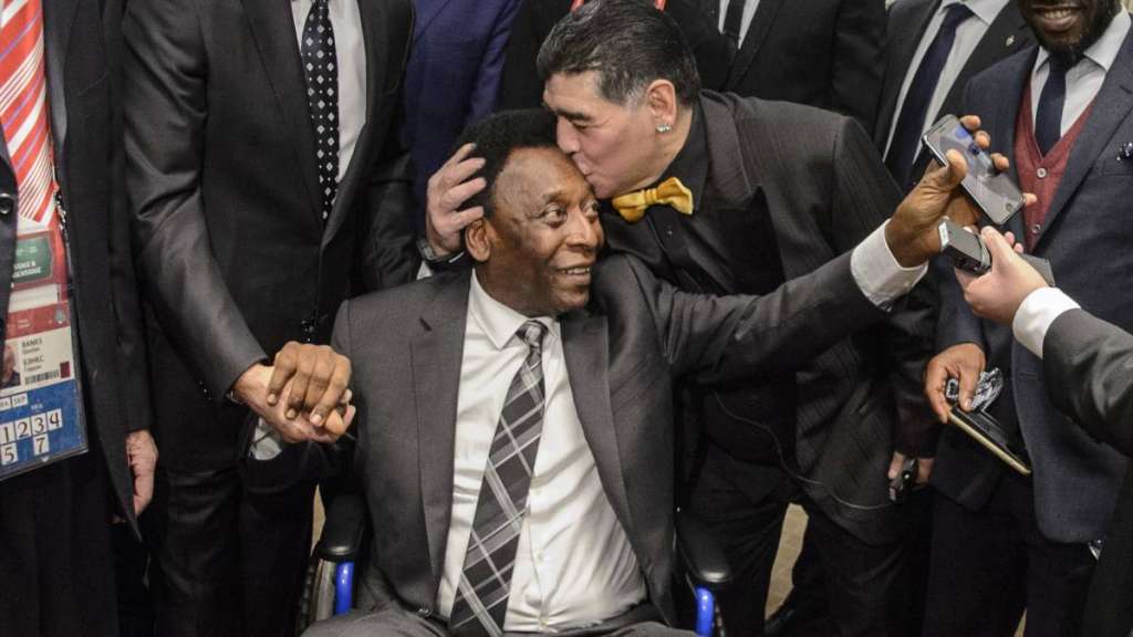 Pelé parabenizou a rainha Marta