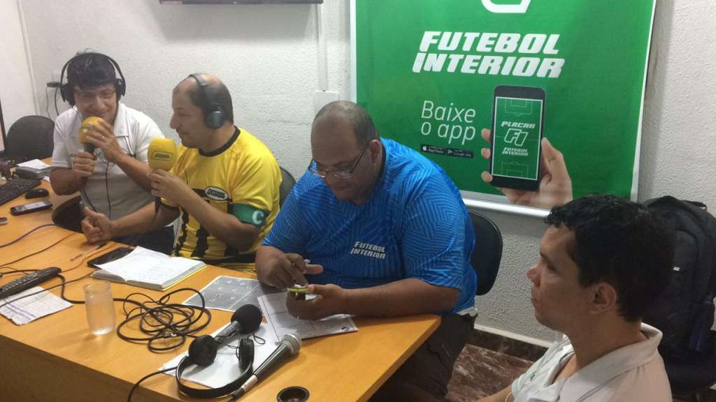 A Rádio WEB Futebol Interior transmitiu o duelo