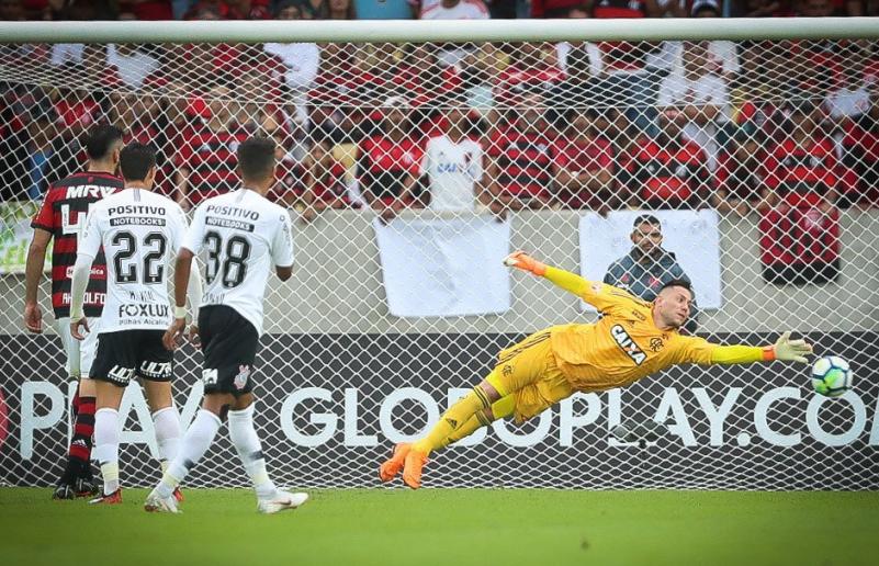 O primeiro confronto entre as duas equipes foi 0 a 0. Jogo de volta é nesta quarta-feira, no Itaquerão (Foto: Divulgação/CR Flamengo)
