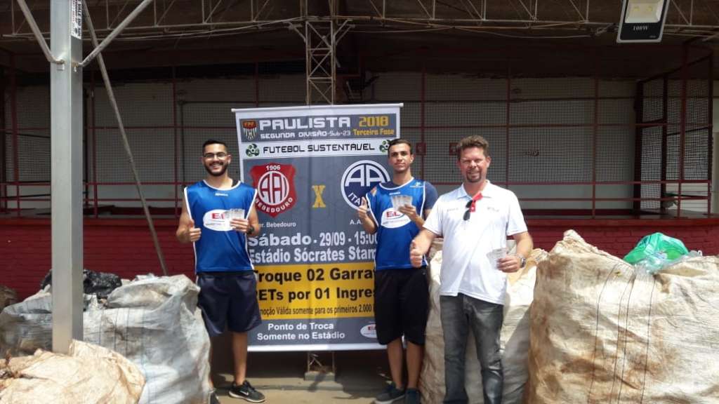 Trocas do Futebol Sustentável começam a todo vapor em Bebedouro