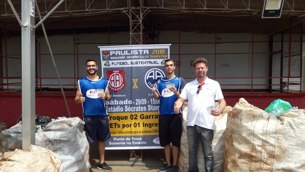 Segundona: Trocas do Futebol Sustentável começam a todo vapor em Bebedouro