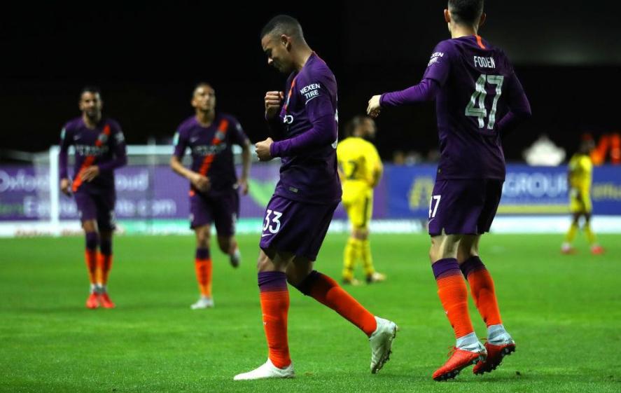 Gabriel Jesus marcou o primeiro gol do City (Foto: Divulgação/Manchester City)