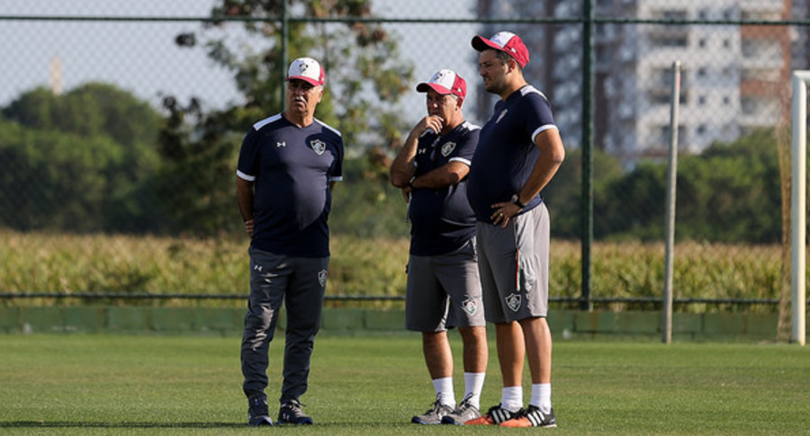 Em treino fechado, Flu inicia preparação para longa sequência de jogos em casa