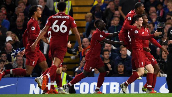 Liverpool marca no fim e empata com Chelsea em grande jogo pelo Campeonato Inglês