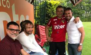 Ex-volante revelado no Morumbi faz estágio com Diego Aguirre, técnico do São Paulo