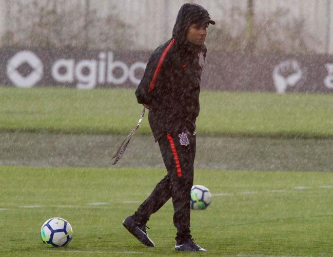 O elenco do Corinthians retomou os treinos nesta segunda-feira (Foto: Daniel Augusto Jr. / Agência Corinthians)