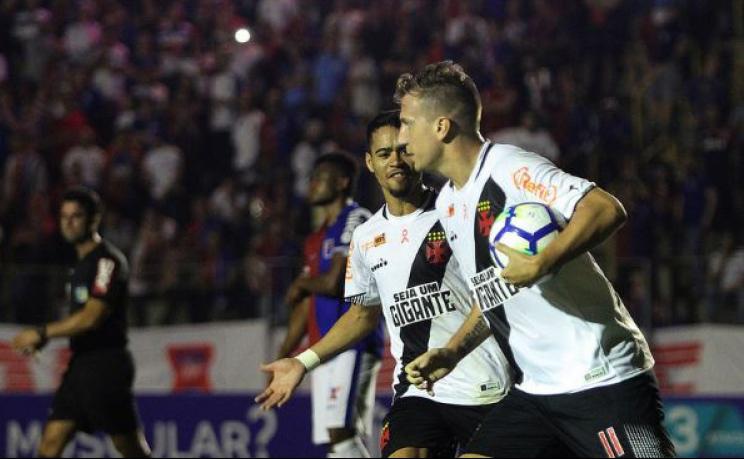 No fechamento da rodada, o Vasco ficou no empate com o Paraná por 1 a 1