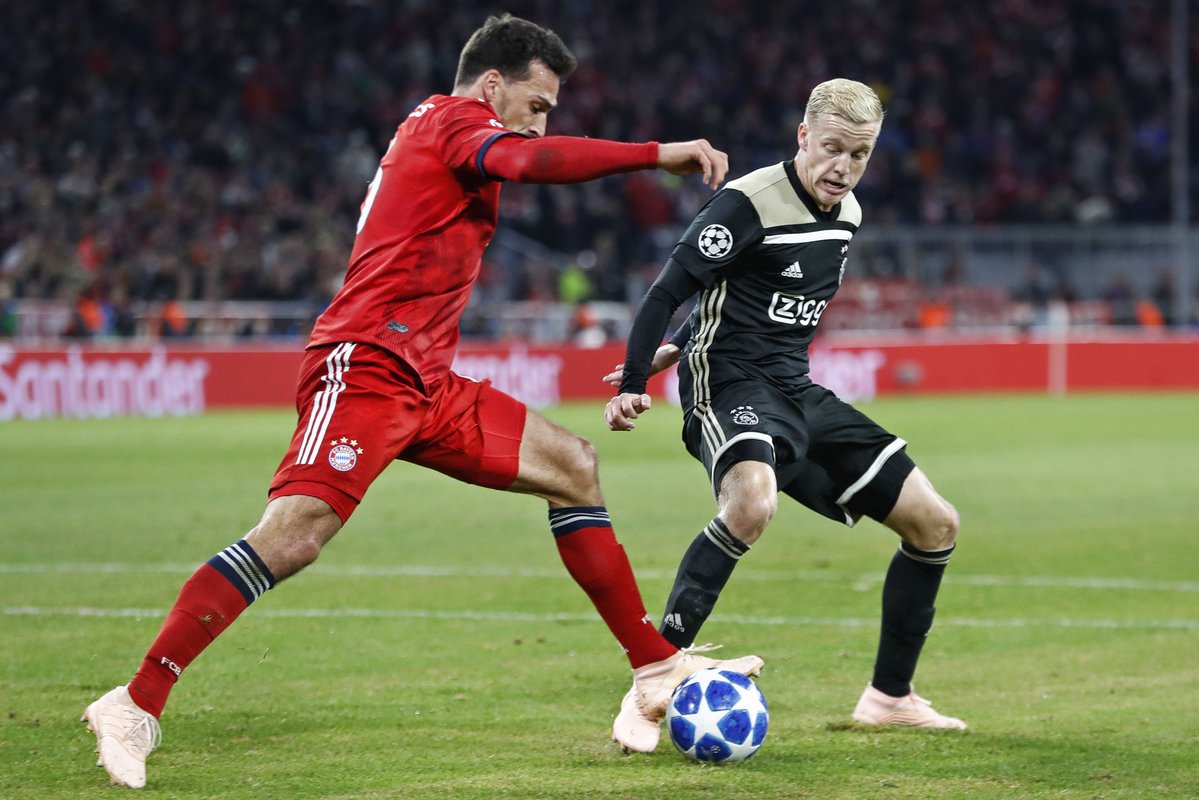 LIGA DOS CAMPEÕES: Ajax arranca empate com o Bayern na Alemanha e lidera grupo