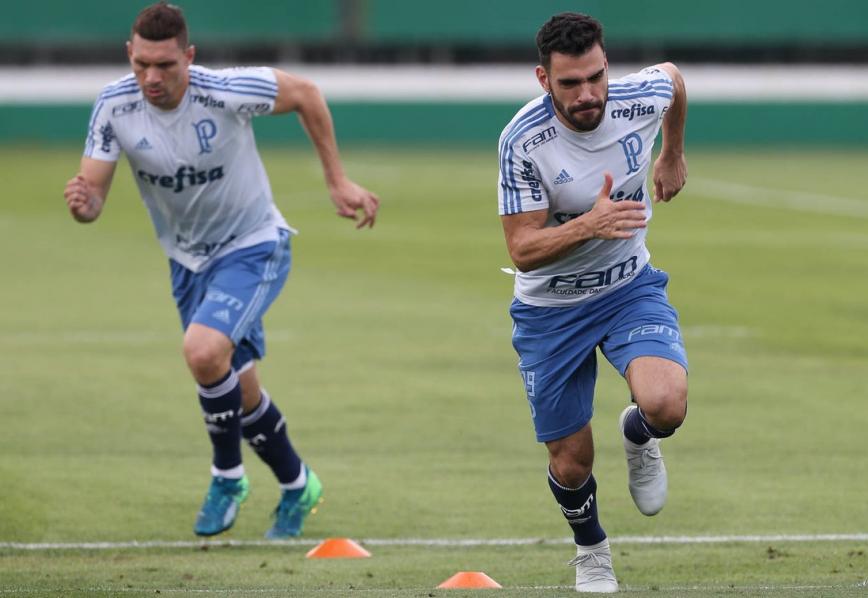 Felipão fechou os treinamentos durante a semana e escondeu qual será o time que colocará em campo (Foto: Divulgação/SE Palmeiras)