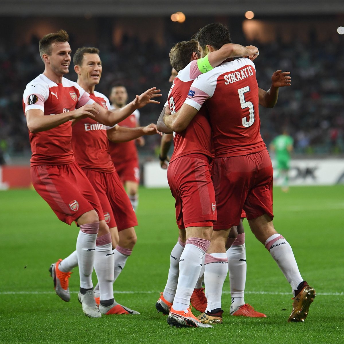 LIGA EUROPA: Em ritmo de treino, Arsenal bate Qarabag no Azerbaijão e vence 2ª seguida