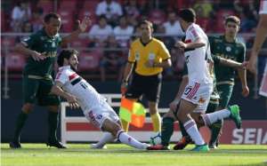Nenê tenta evitar sua maior seca de gols no Brasileirão pelo São Paulo