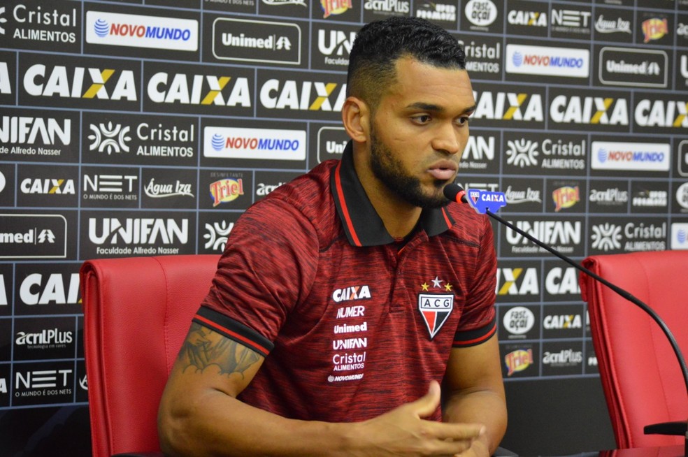 Thiago Santos foi o nome do Atlético-GO - Paulo Marcos / Atlético-GO