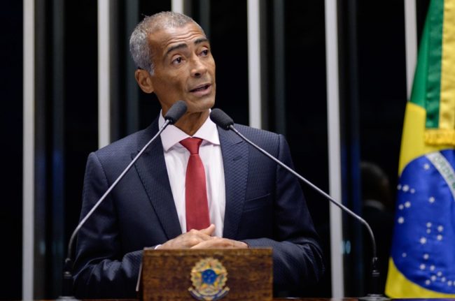 Romário acabou ficando sem o cargo de governador do Rio de Janeiro