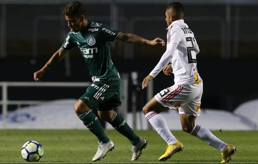 Marcos Rocha foi substituído durante o clássico de sábado, contra o São Paulo, vencido pelos palmeirenses por 2 a 0, no Morumbi (Foto: Divulgação/SE Palmeiras)