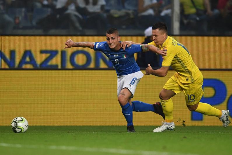 A partida terminou empatada por 1 a 1 (Foto: Divulgação/Itália)