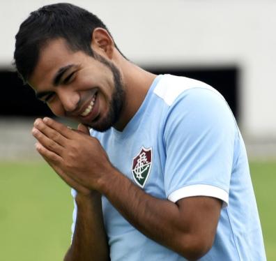 Sornoza chegou quarta à noite ao clube