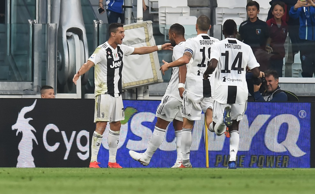 Ronaldo estabelece recorde, mas Juventus só empata e perde 100%