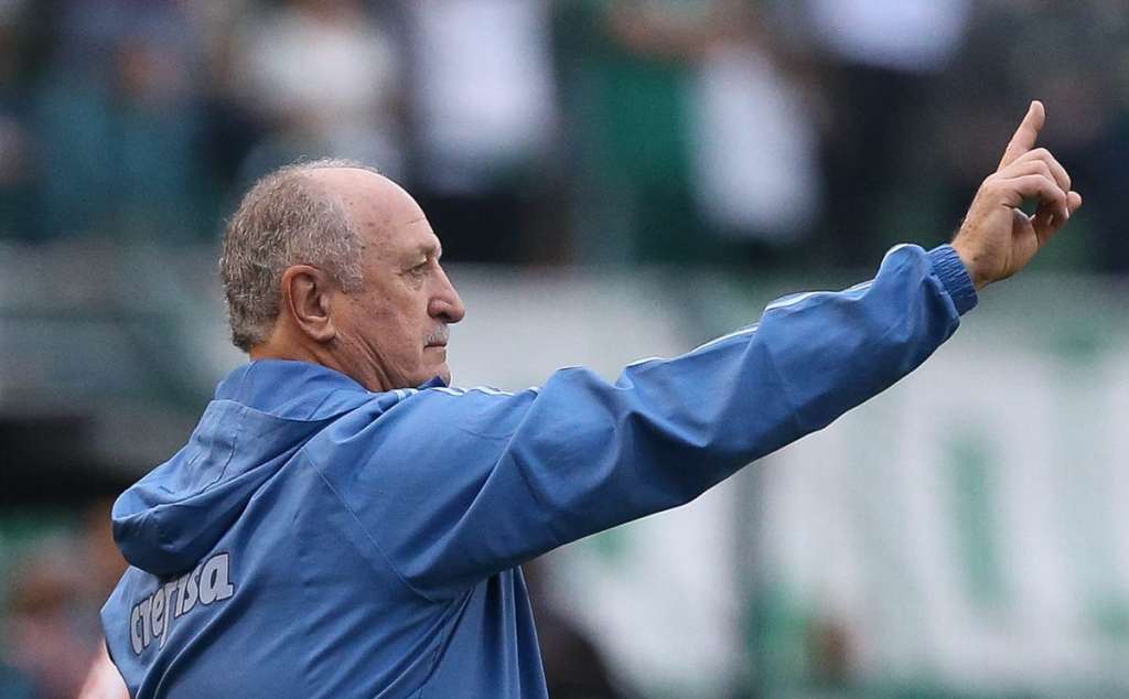 Felipão compara sua situação no Palmeiras à de treinador do Real Madrid