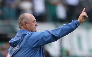 Felipão compara sua situação no Palmeiras à de treinador do Real Madrid