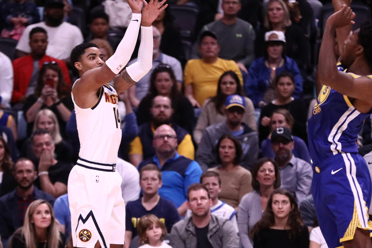 NBA: Com toco salvador, Denver Nuggets bate Warriors e continua com 100%