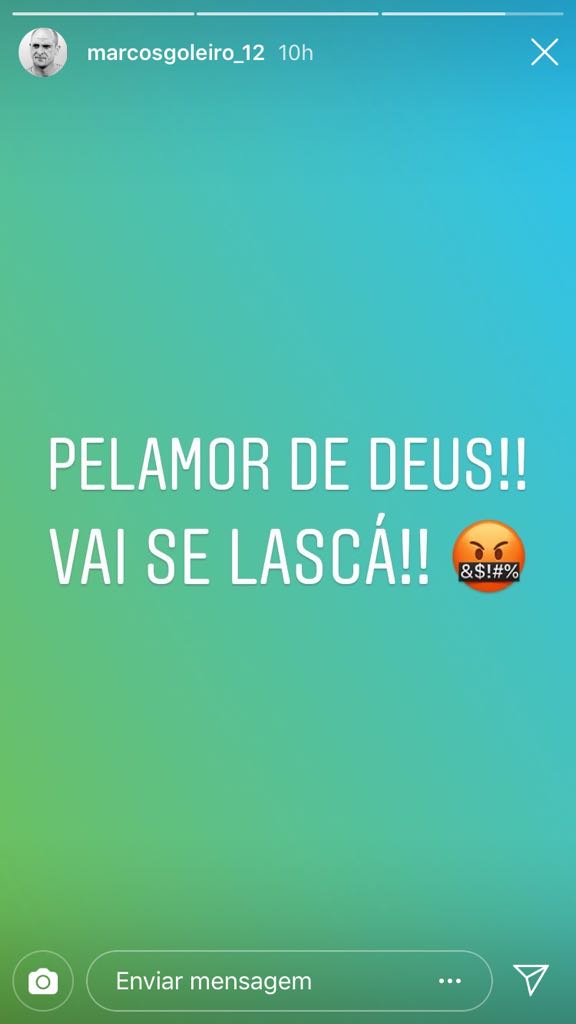 Ídolo, Marcos perde a linha com a derrota do Palmeiras para o Boca