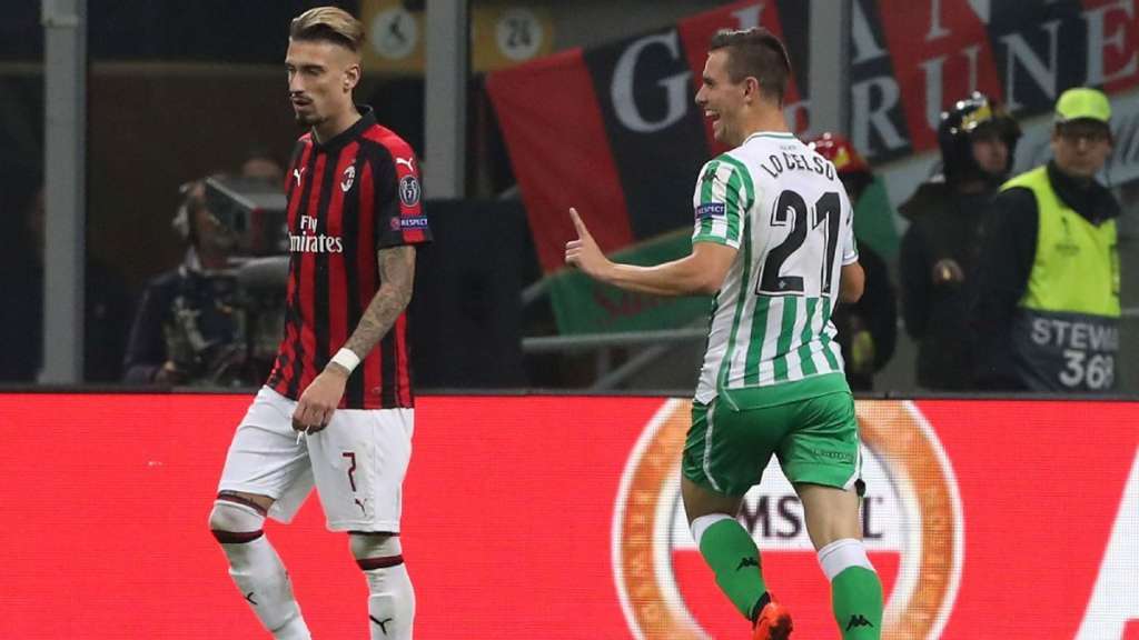 Betis derrota o Milan na Liga Europa