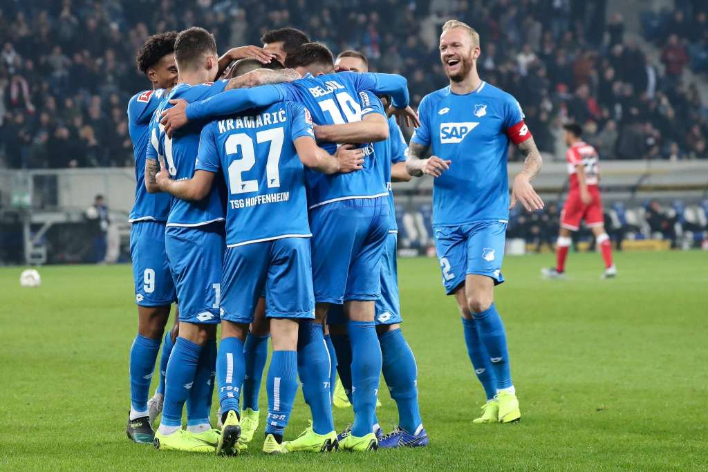 Brasileiro marca e Hoffenheim goleia Stuttgart no Campeonato Alemão