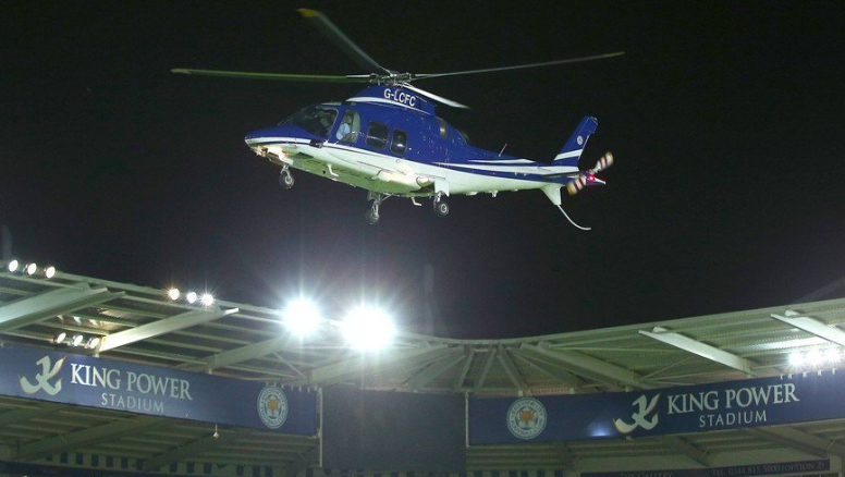 Helicóptero do dono do Leicester City cai após a partida contra o West Ham