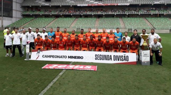 Coimbra é campeão mineiro da Segunda Divisão 2018 (Foto: FMF/Divulgação)