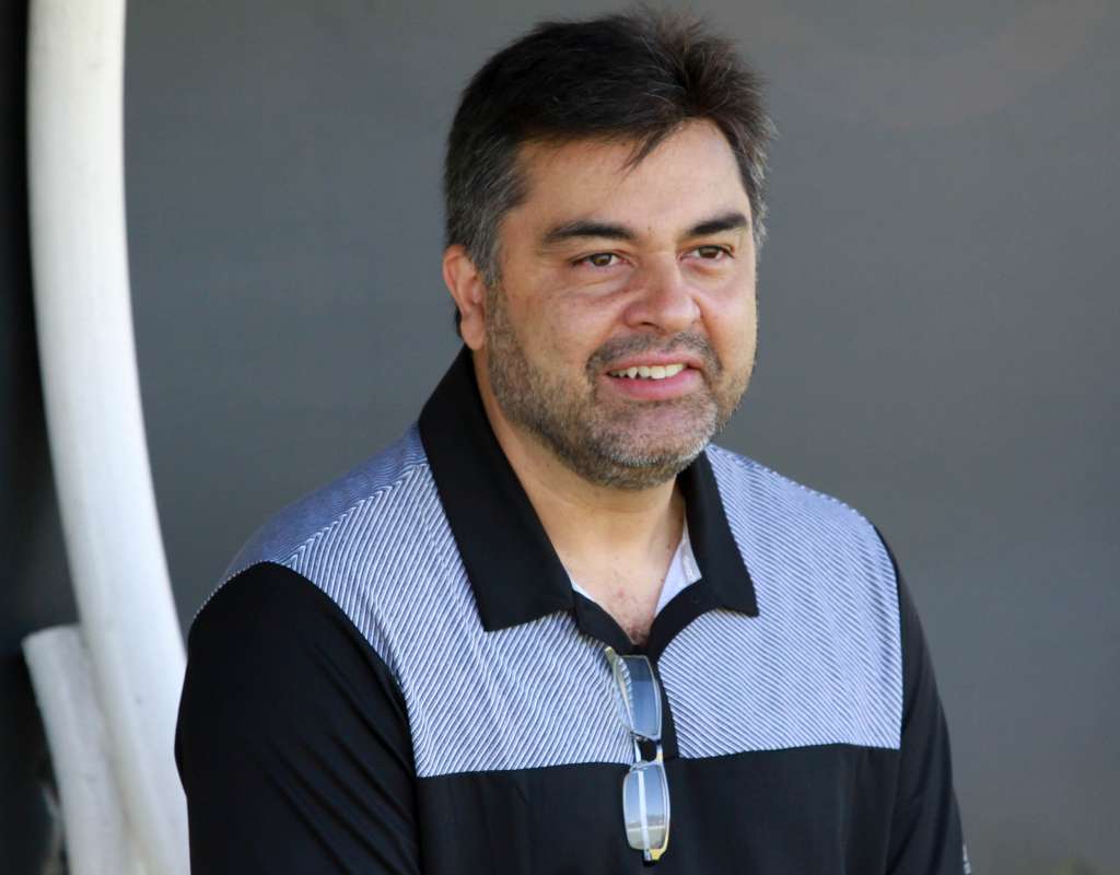 Em resposta aos torcedores, o presidente Marcelo Almeida negou qualquer divisão no elenco (Foto: Rosiron Rodrigues/Goiás)