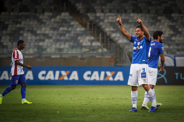 Fred voltou a marcar com a camisa do Cruzeiro