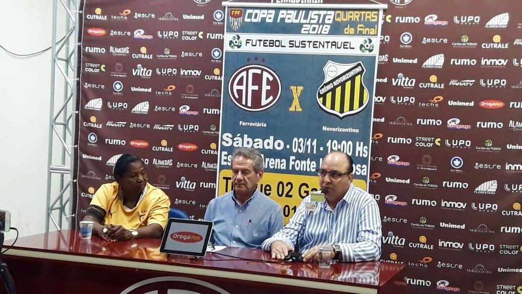 Copa Paulista: Ferroviária apresenta Futebol Sustentável e já inicia trocas para decisão