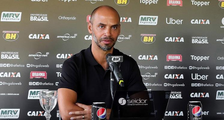 O ex-atacante Marques foi apresentado nesta quarta-feira como novo diretor de futebol do clube (Foto: Divulgação/Atlético-MG)