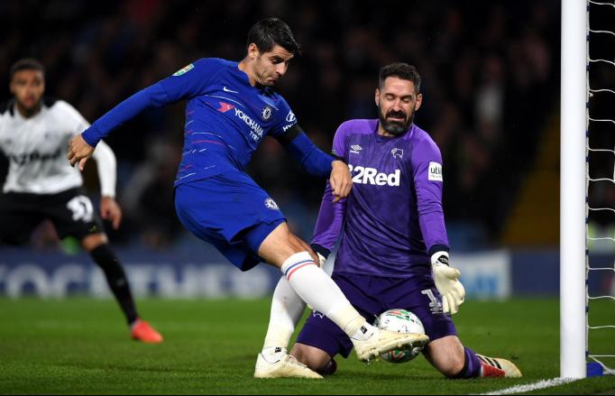 Em Stamford Bridge, a equipe londrina encarou o Derby County, comandado pelo ex-meia Frank Lampard, e venceu por 3 a 2 (Foto: Divulgação/Chelsea)