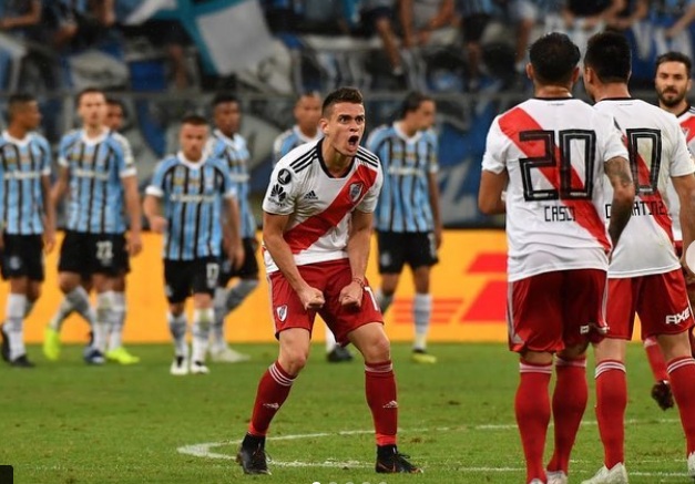 Libertadores: Após gol polêmico, atacante do River provoca e cita 'Mão de Deus" 2 0002050351701 img