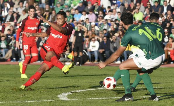 O Sevilla não passou de um empate sem gols com o Villanovense, time da terceira divisão da Espanha (Foto: Divulgação/Sevilla)