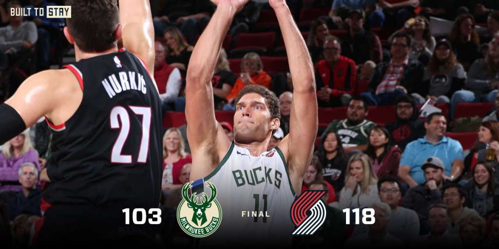 Com 40 pontos de McCollum, Portland impõe a segunda derrota ao vice-líder Bucks