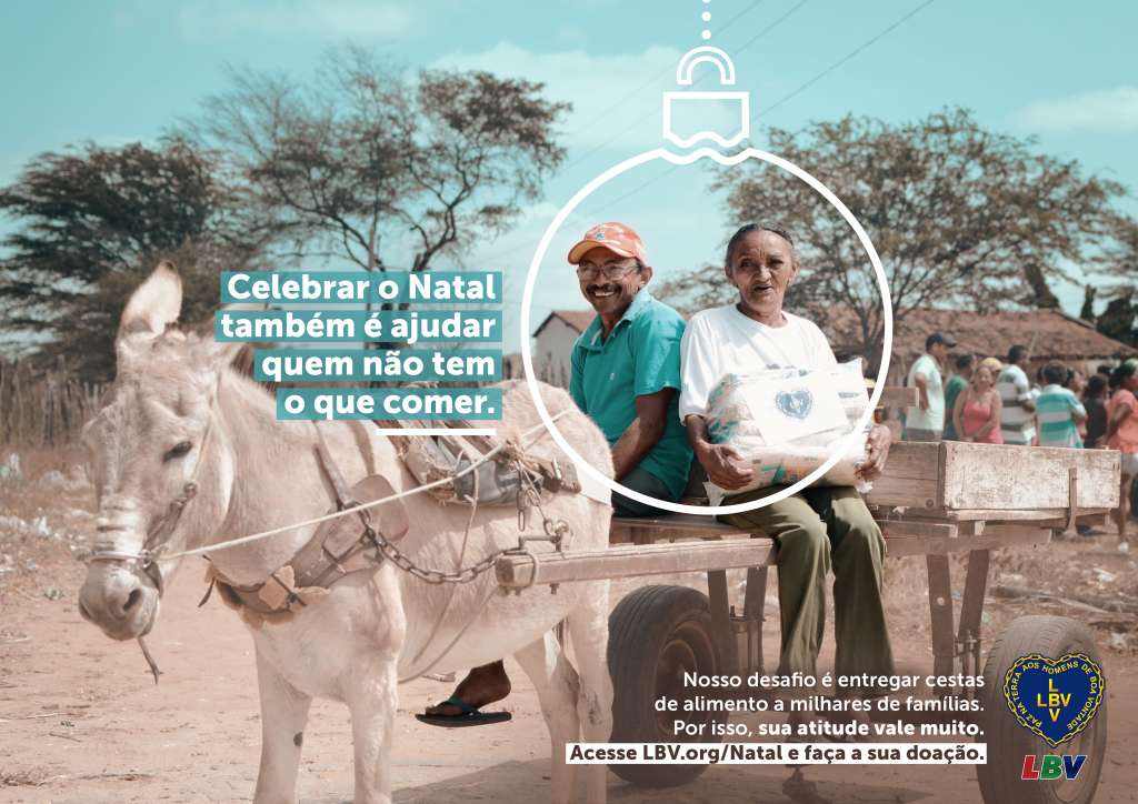 Celebrar o Natal também é ajudar quem não tem o que comer