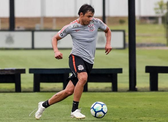 Romero participou normalmente do treino desta quinta-feira do Corinthians no CT Joaquim Grava (Foto: Divulgação/SC Corinthians)