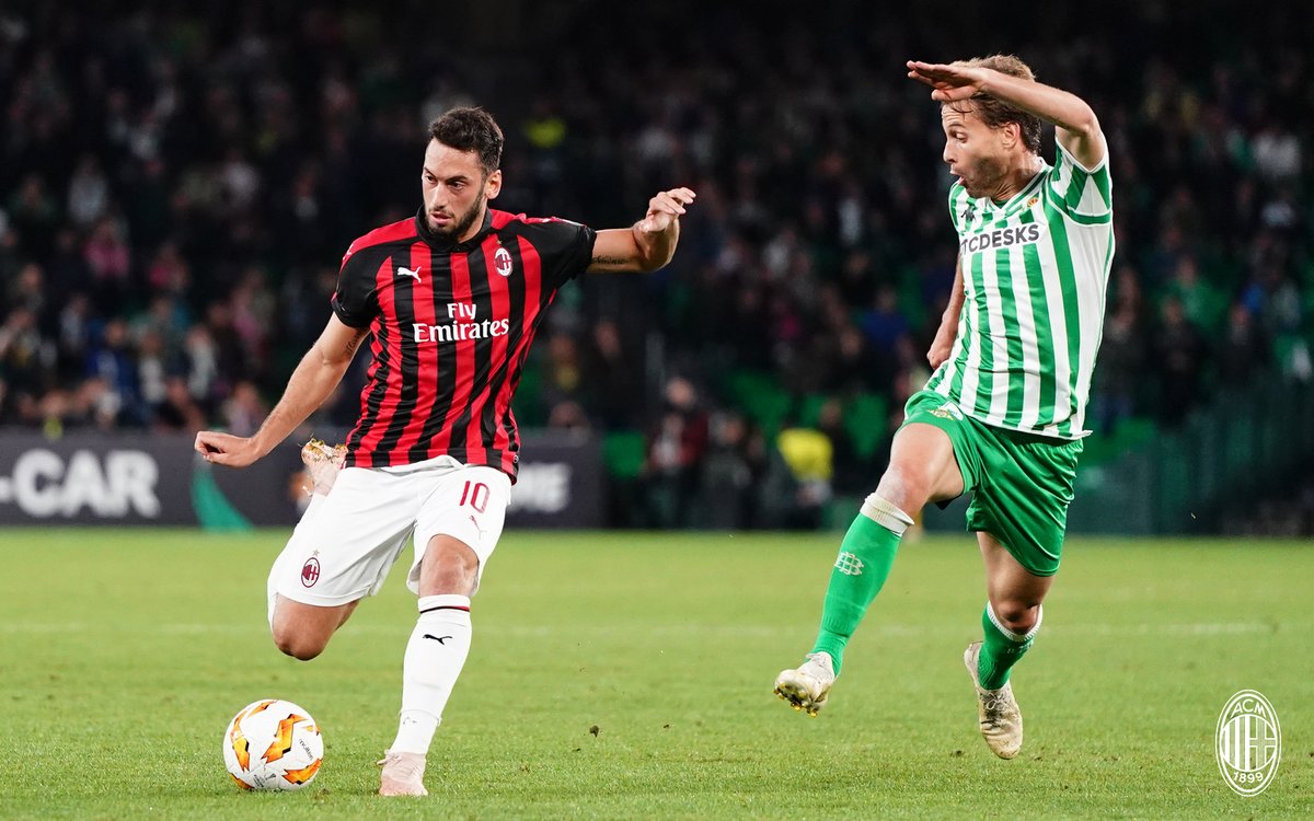 LIGA EUROPA: Na Espanha, Milan arranca empate contra o Betis e embola grupo F