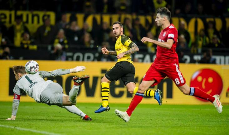 O gol que determinou o triunfo do Dortmund saiu dos pés de Paco Alcácer (Foto: Divulgação/Borussia Dortmund)