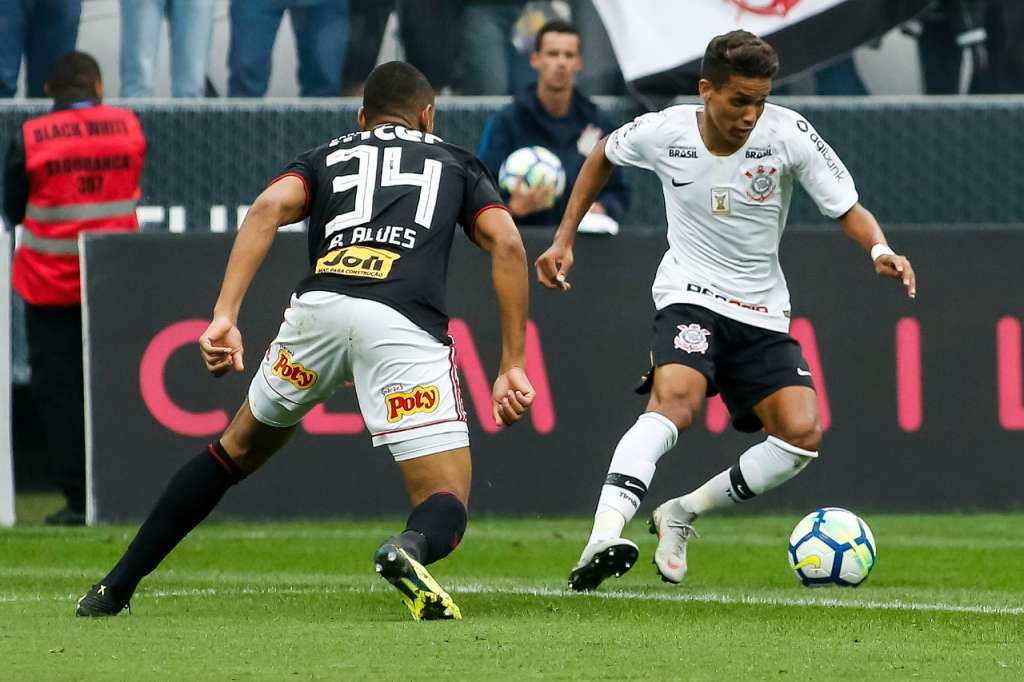 O jovem Pedrinho foi um dos destaques do Corinthians no clássico deste sábado (Foto: Rodrigo Gazzanel/Agência Corinthians)