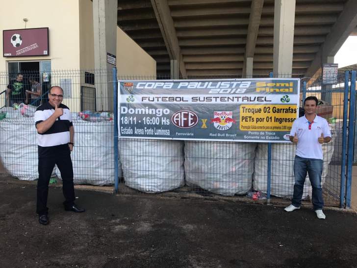 Esgotado! Ferroviária x Red Bull: 5 mil ingressos vendidos do Futebol Sustentável