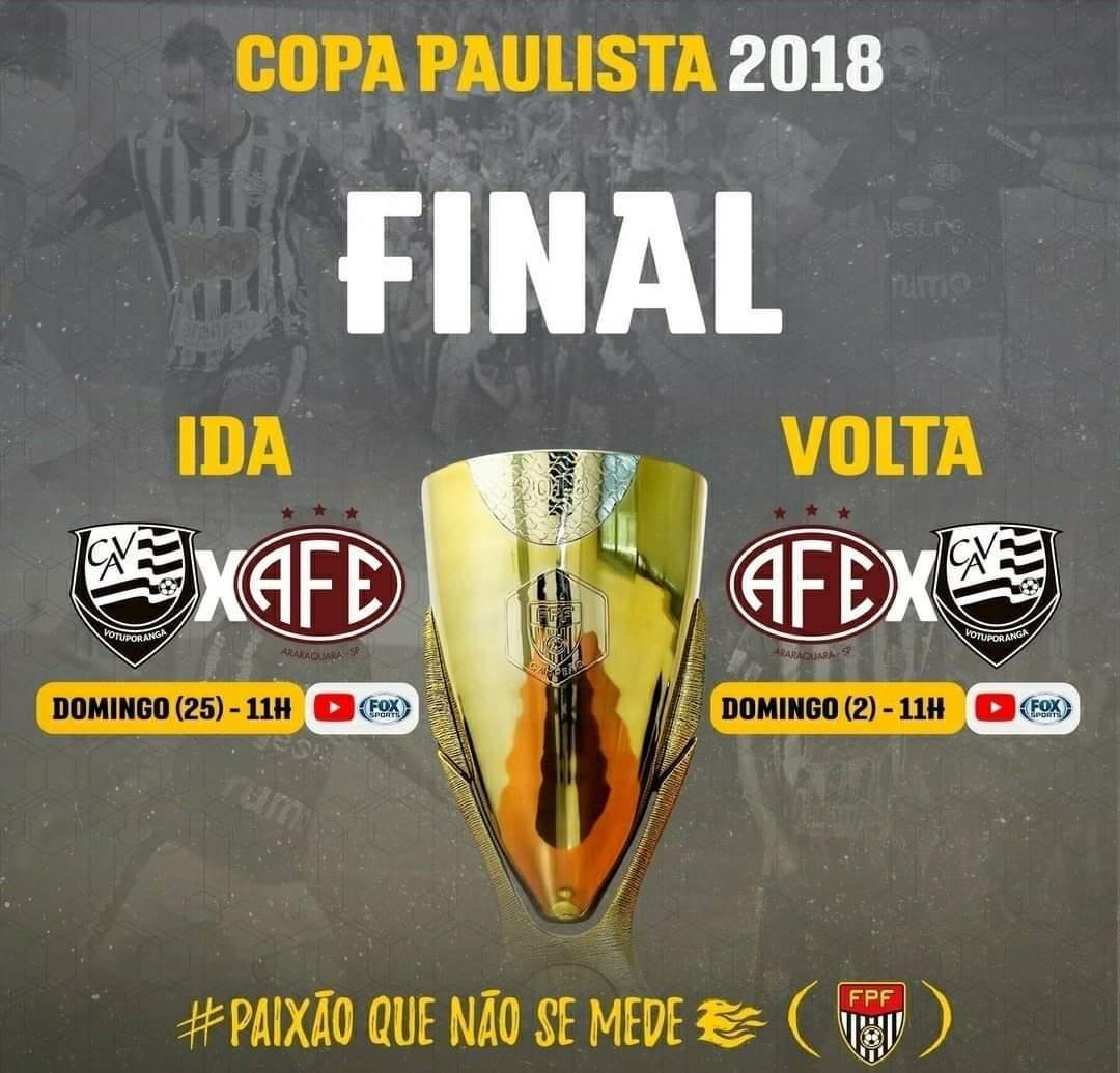 Copa Paulista: FPF confirma detalhes da decisão entre Ferroviária e Votuporanguense