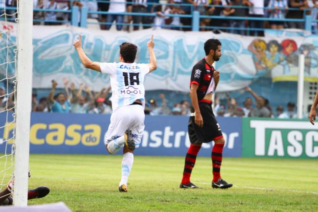 O Paysandu foi rebaixado dentro de casa, com a derrota por 5 a 2 para o Atlético-GO. Foto: Fernando Torres/Paysandu