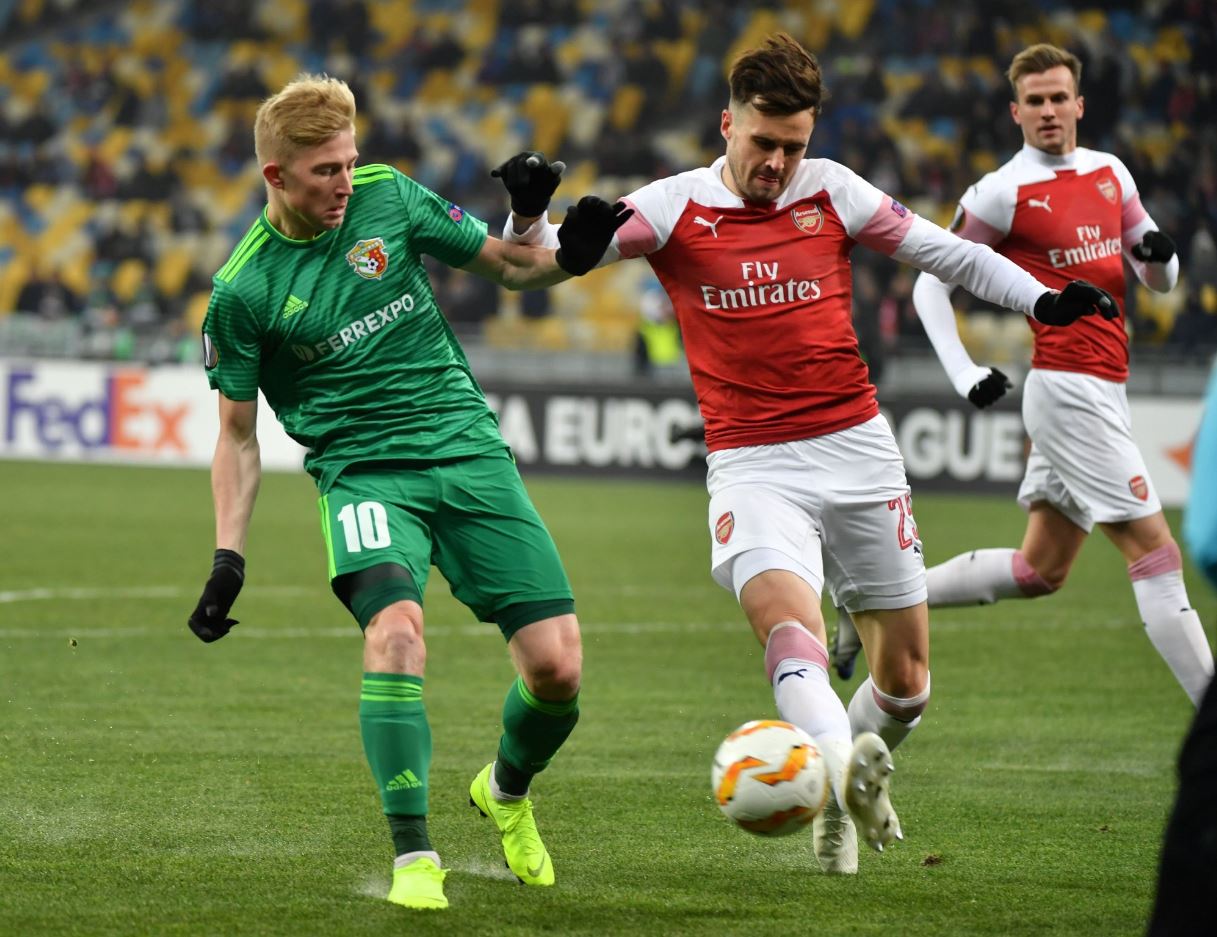LIGA EUROPA: Já classificado e com reservas, Arsenal vence na Ucrânia