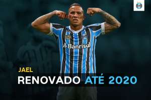 Grêmio oficializa e Jael é mais um a renovar contrato com o clube